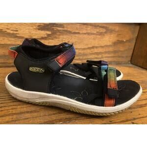 Keen Toddler Girls Outdoor Sandal 12 Black Tie Dye Adjustable Water Friendly